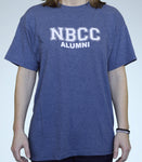 Blue NBCC Alumni Block Letter T-shirt